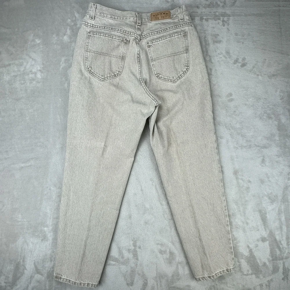 VTG‎ Riders by Lee USA Made Jeans Gray Tapered Men's 30x29 High Rise 90s Dad